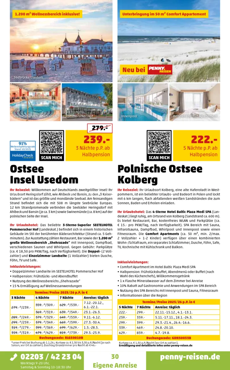 Penny-Reisen Prospekt vom 27.10.2025, Seite 30