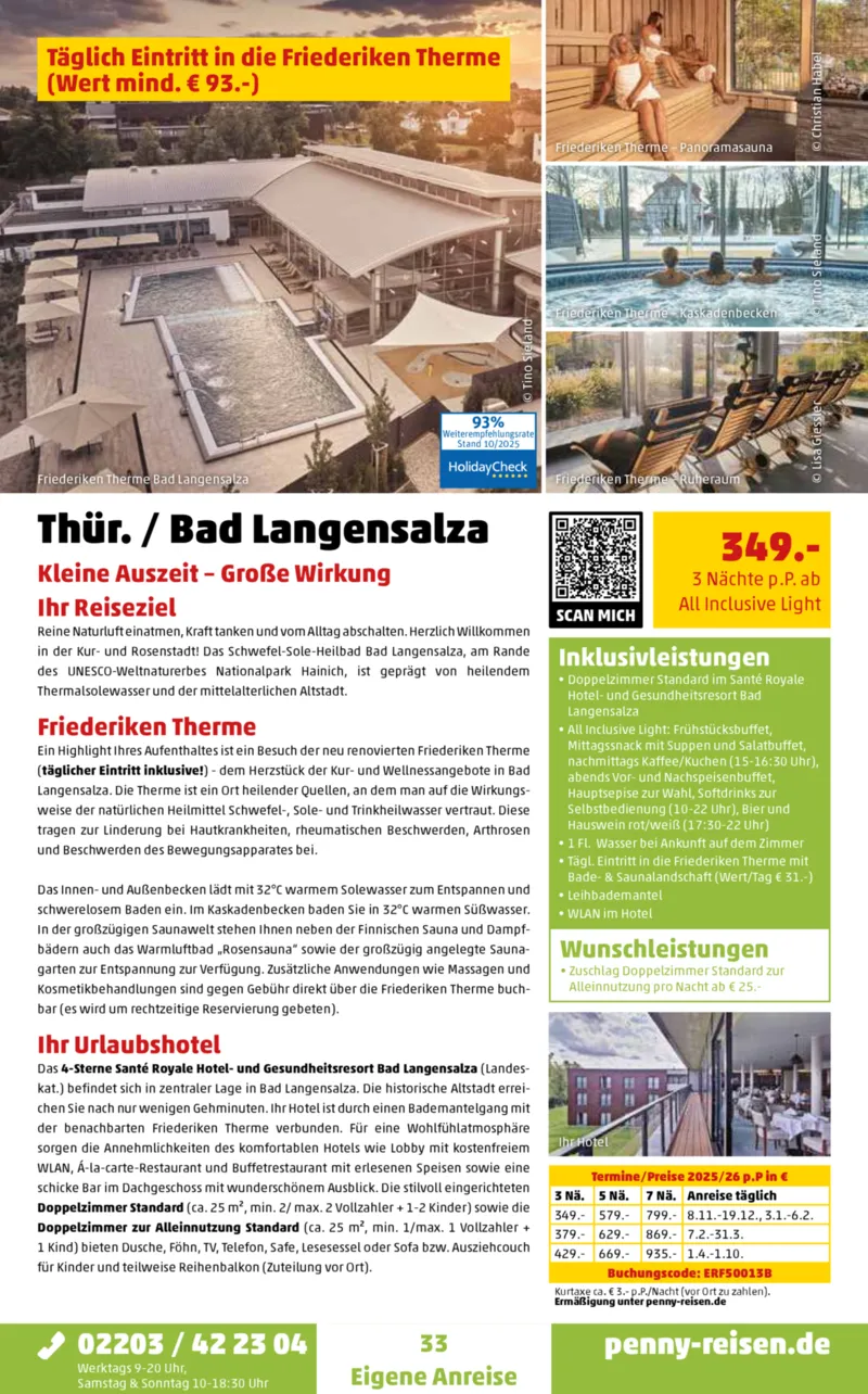 Penny-Reisen Prospekt vom 27.10.2025, Seite 33