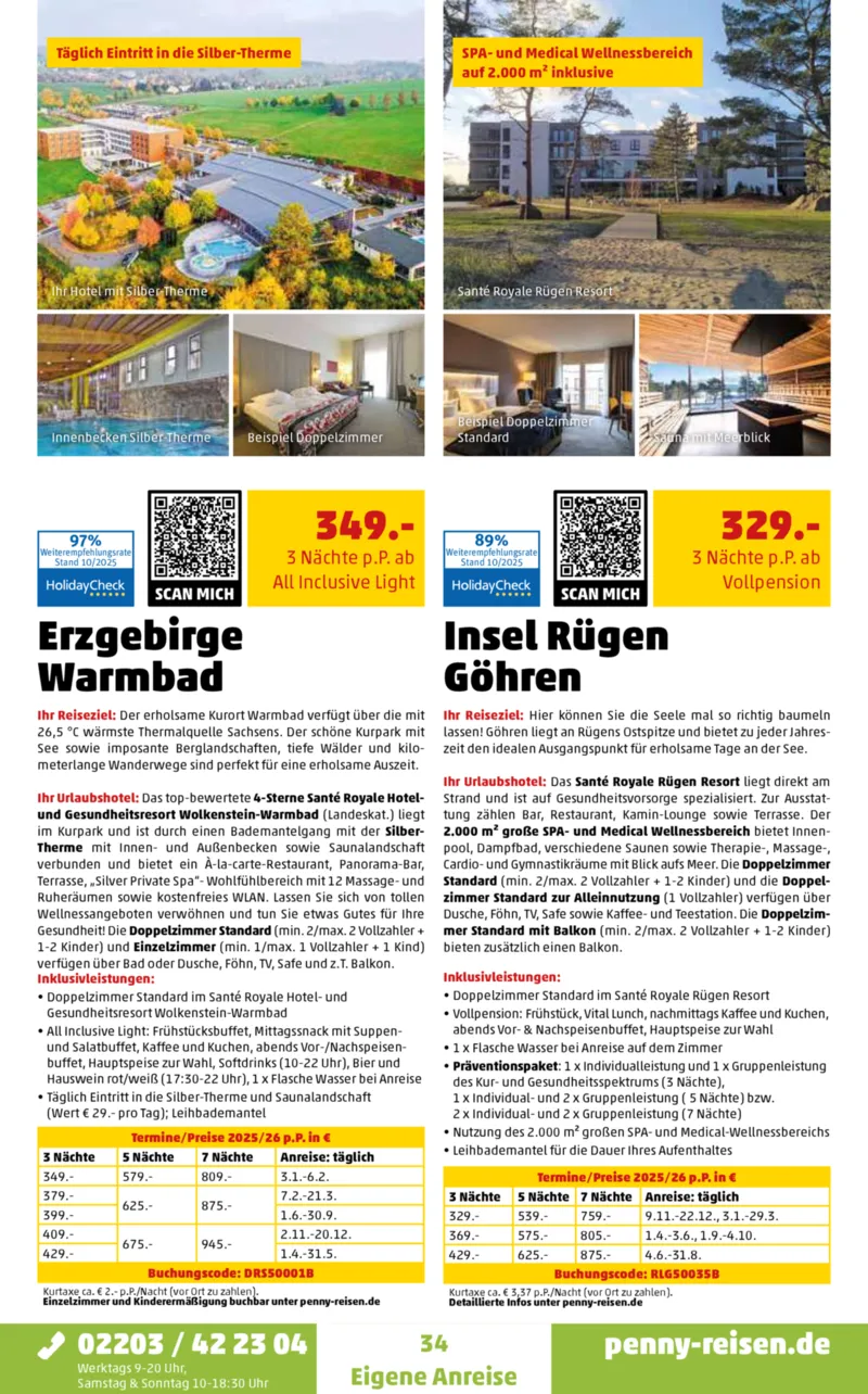 Penny-Reisen Prospekt vom 27.10.2025, Seite 34