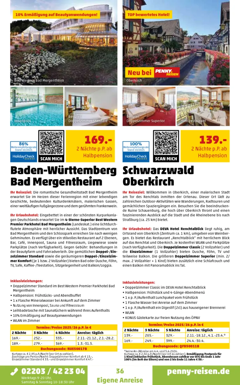 Penny-Reisen Prospekt vom 27.10.2025, Seite 36
