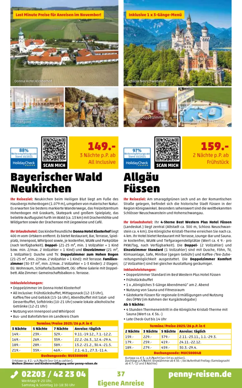 Penny-Reisen Prospekt vom 27.10.2025, Seite 37