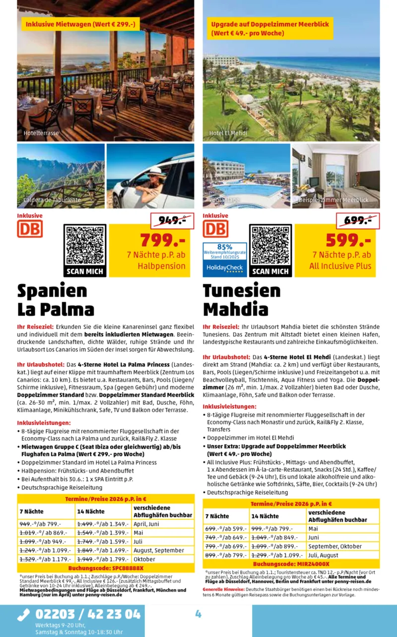 Penny-Reisen Prospekt vom 27.10.2025, Seite 4