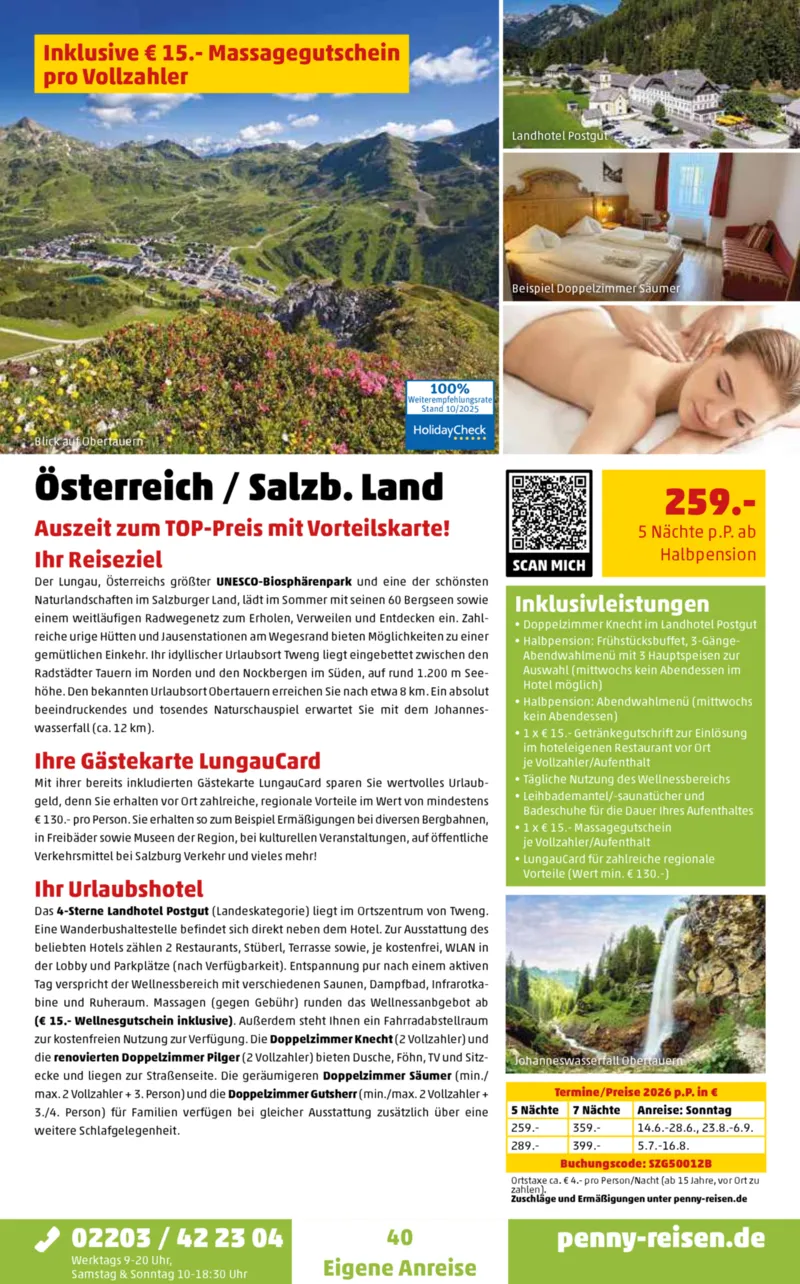 Penny-Reisen Prospekt vom 27.10.2025, Seite 40
