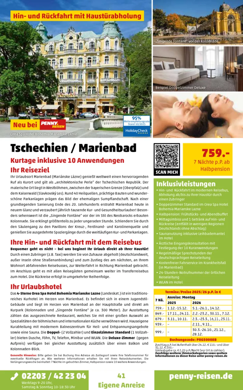 Penny-Reisen Prospekt vom 27.10.2025, Seite 41