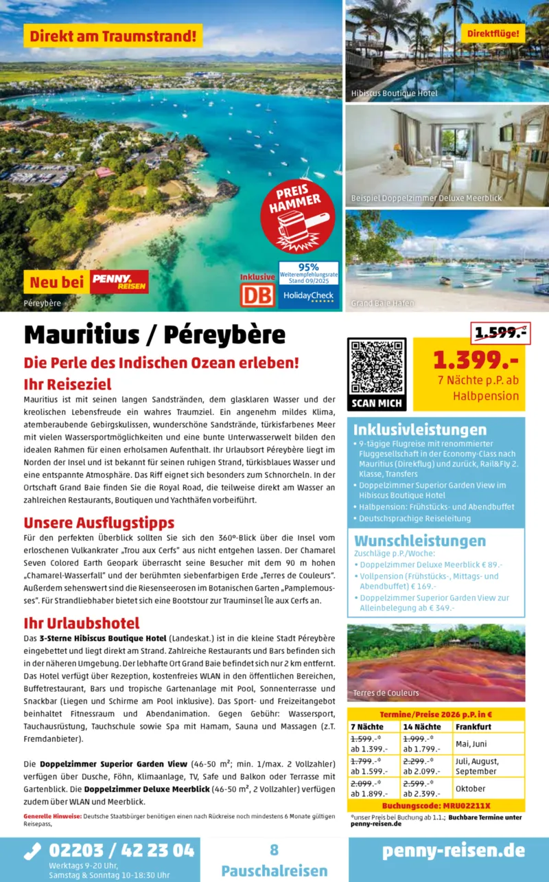 Penny-Reisen Prospekt vom 27.10.2025, Seite 8