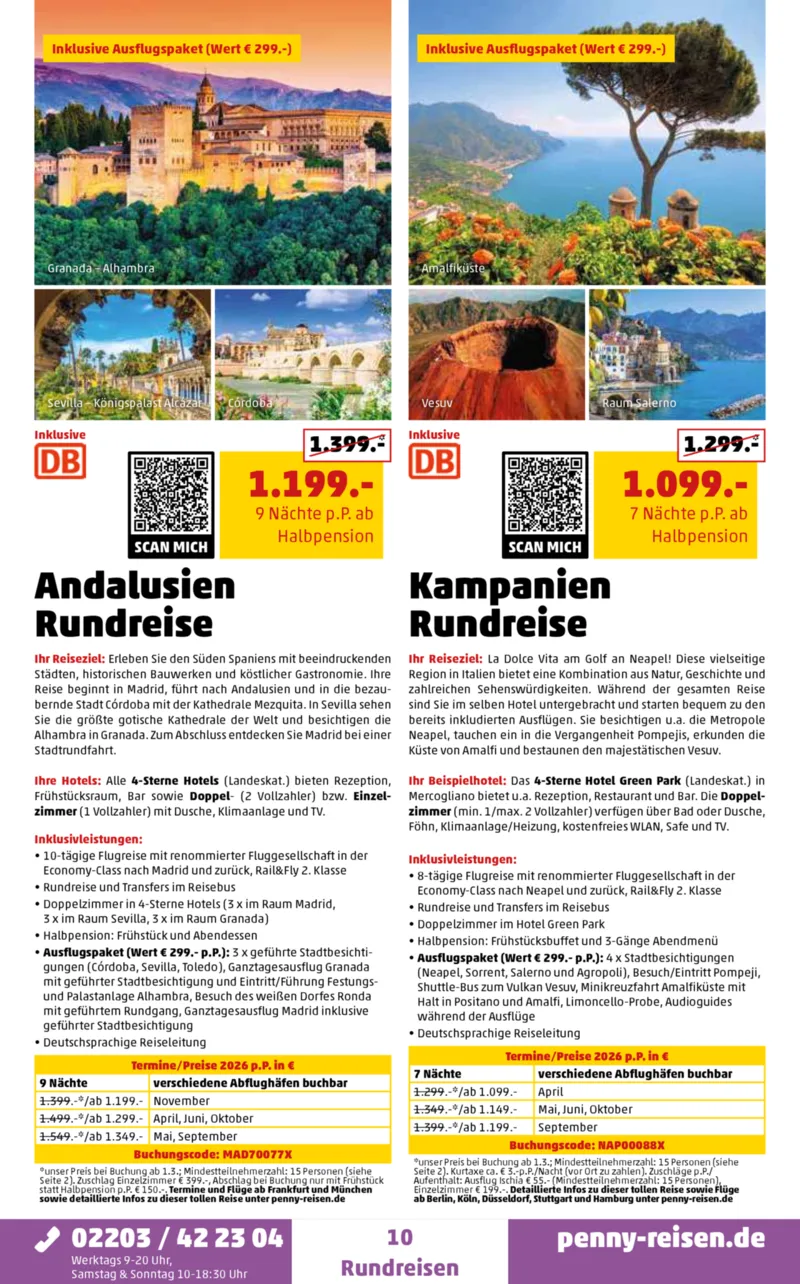 Penny-Reisen Prospekt vom 01.02.2026, Seite 10