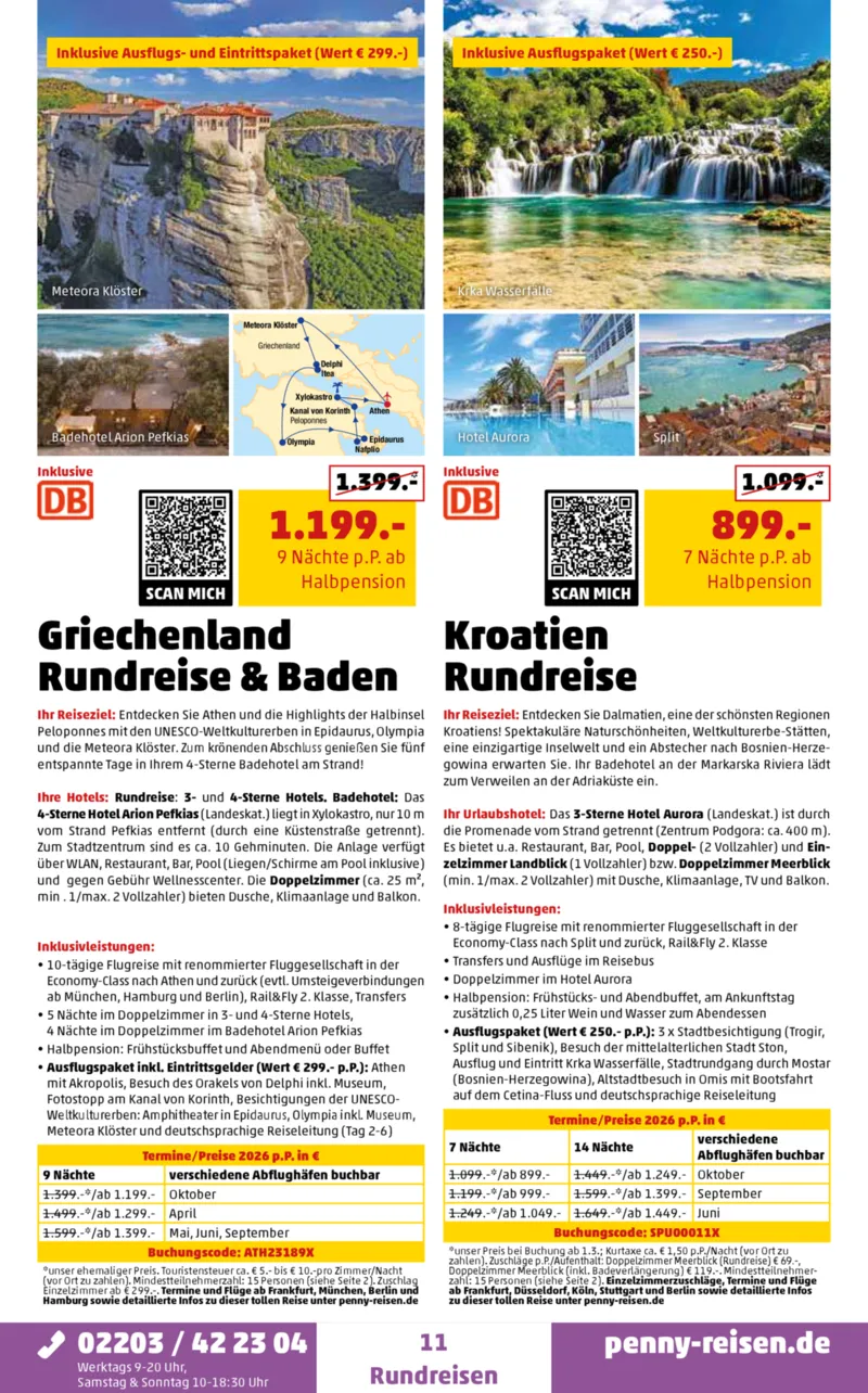 Penny-Reisen Prospekt vom 01.02.2026, Seite 11