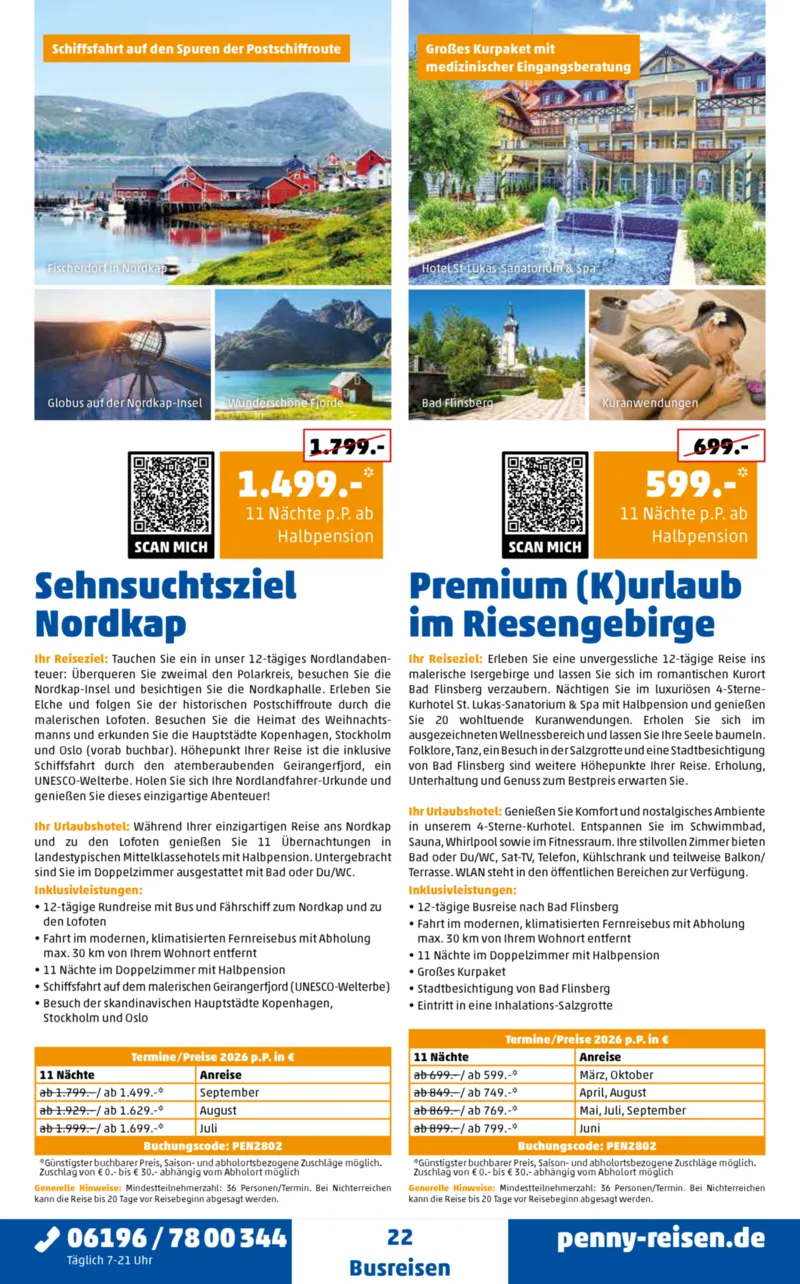 Penny-Reisen Prospekt vom 01.02.2026, Seite 22