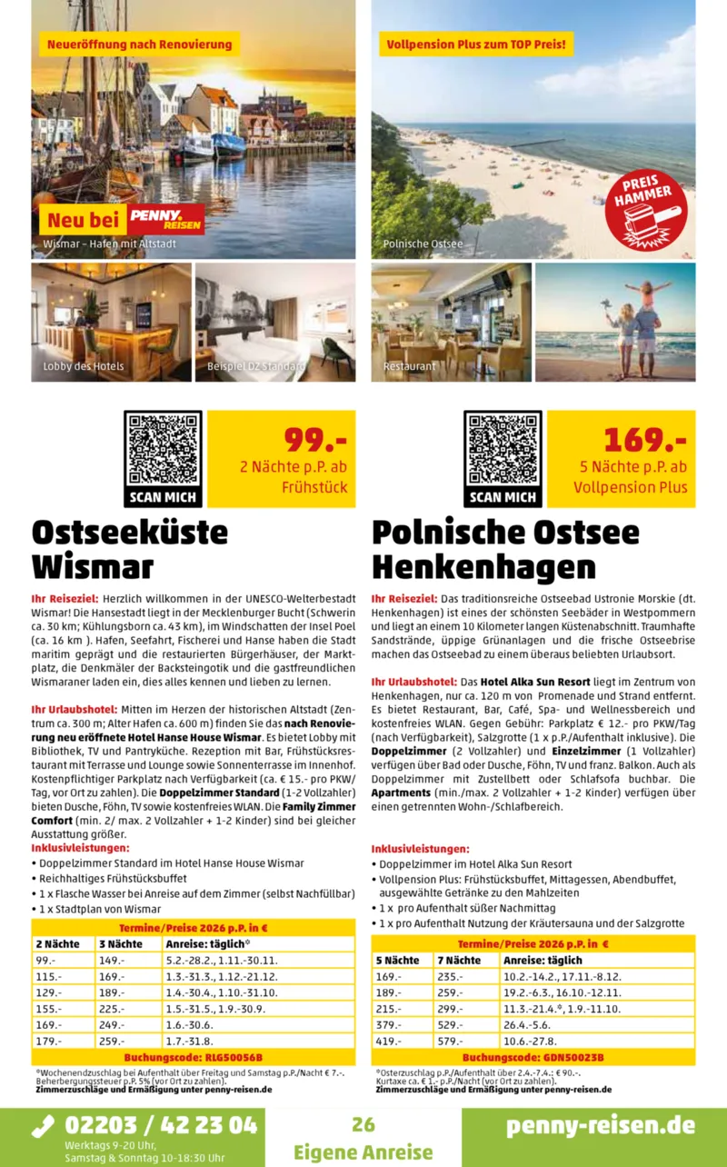 Penny-Reisen Prospekt vom 01.02.2026, Seite 26