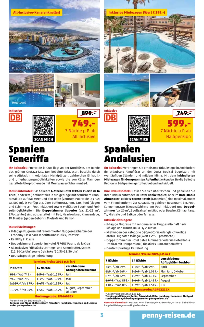 Penny-Reisen Prospekt vom 01.02.2026, Seite 3