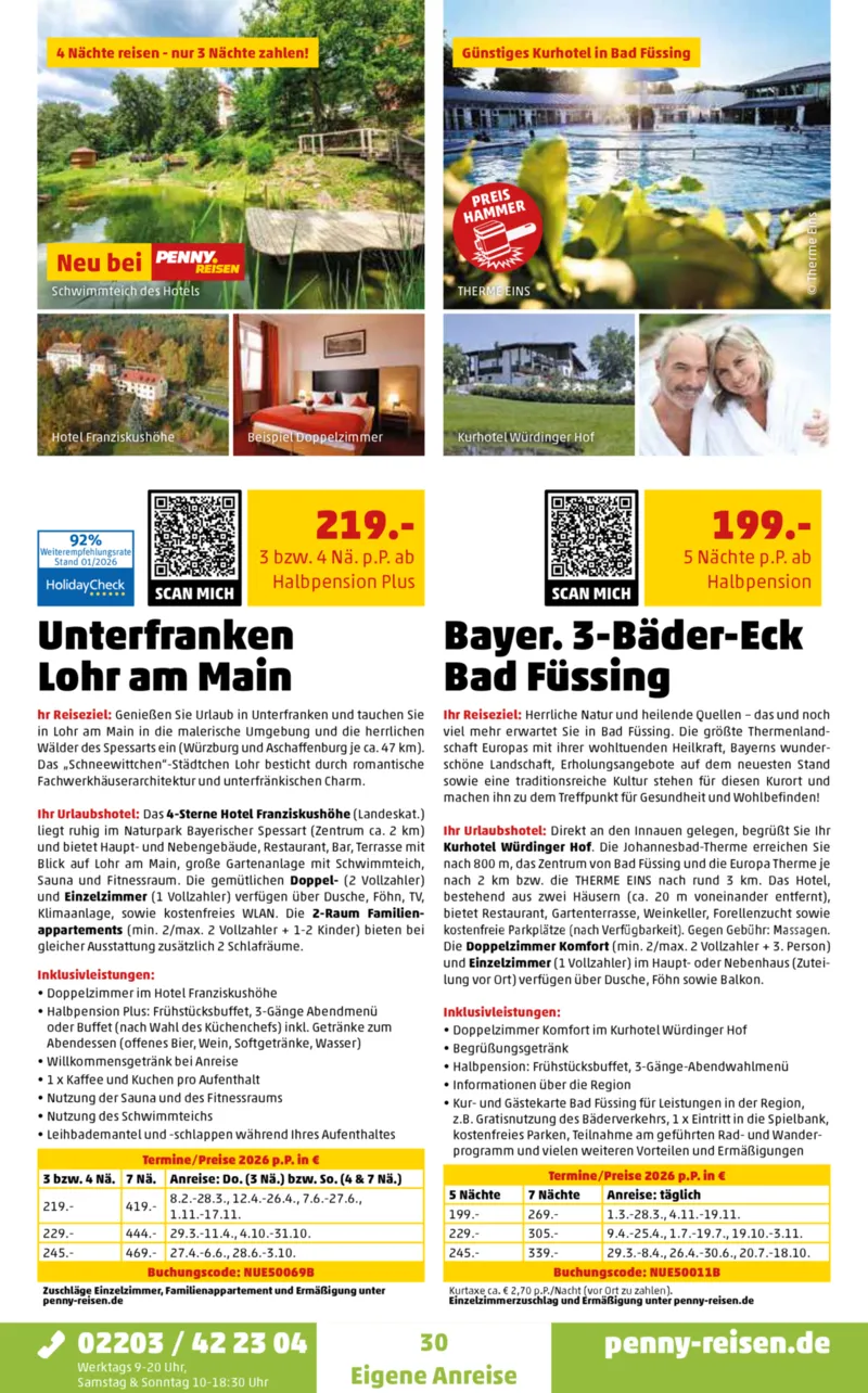 Penny-Reisen Prospekt vom 01.02.2026, Seite 30