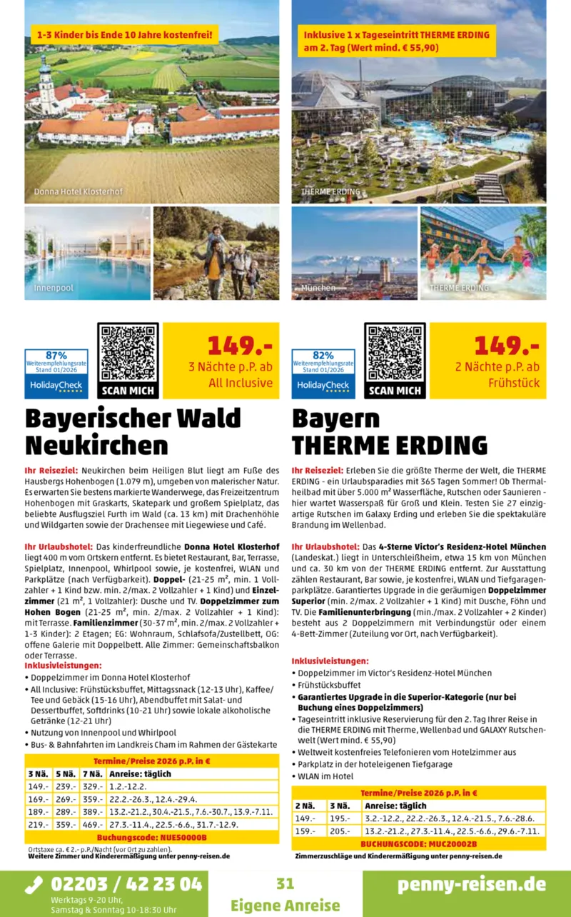 Penny-Reisen Prospekt vom 01.02.2026, Seite 31
