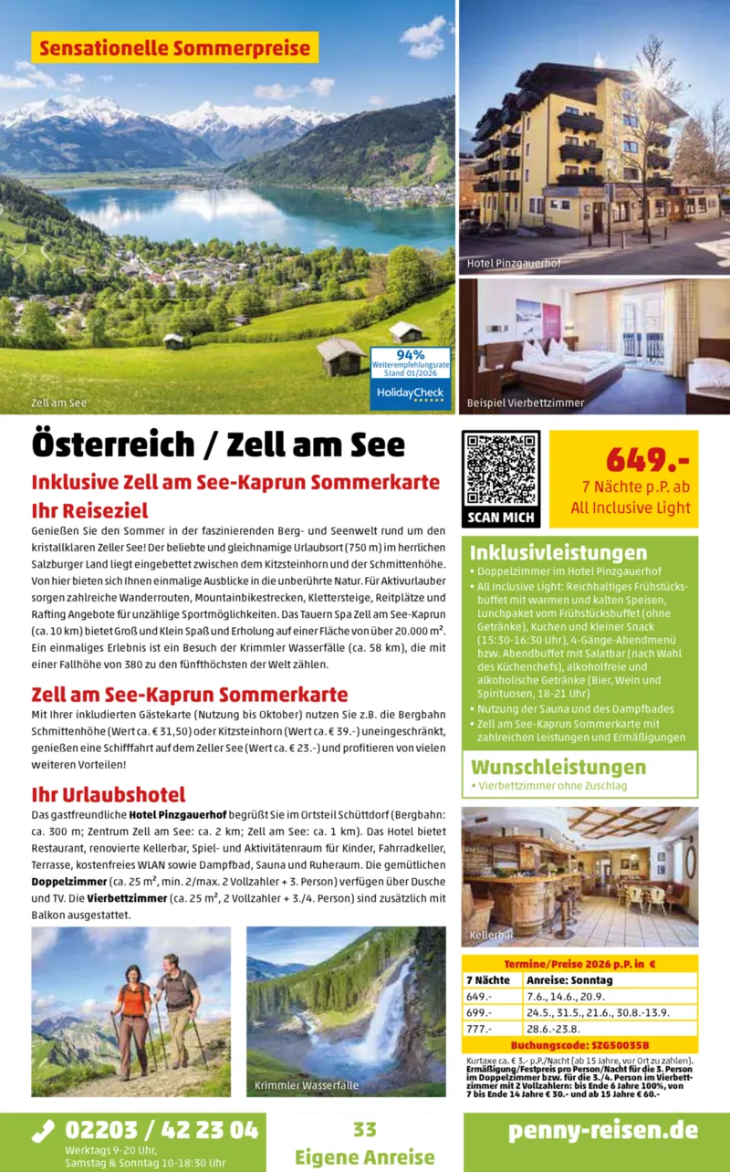 Penny-Reisen Prospekt vom 01.02.2026, Seite 33