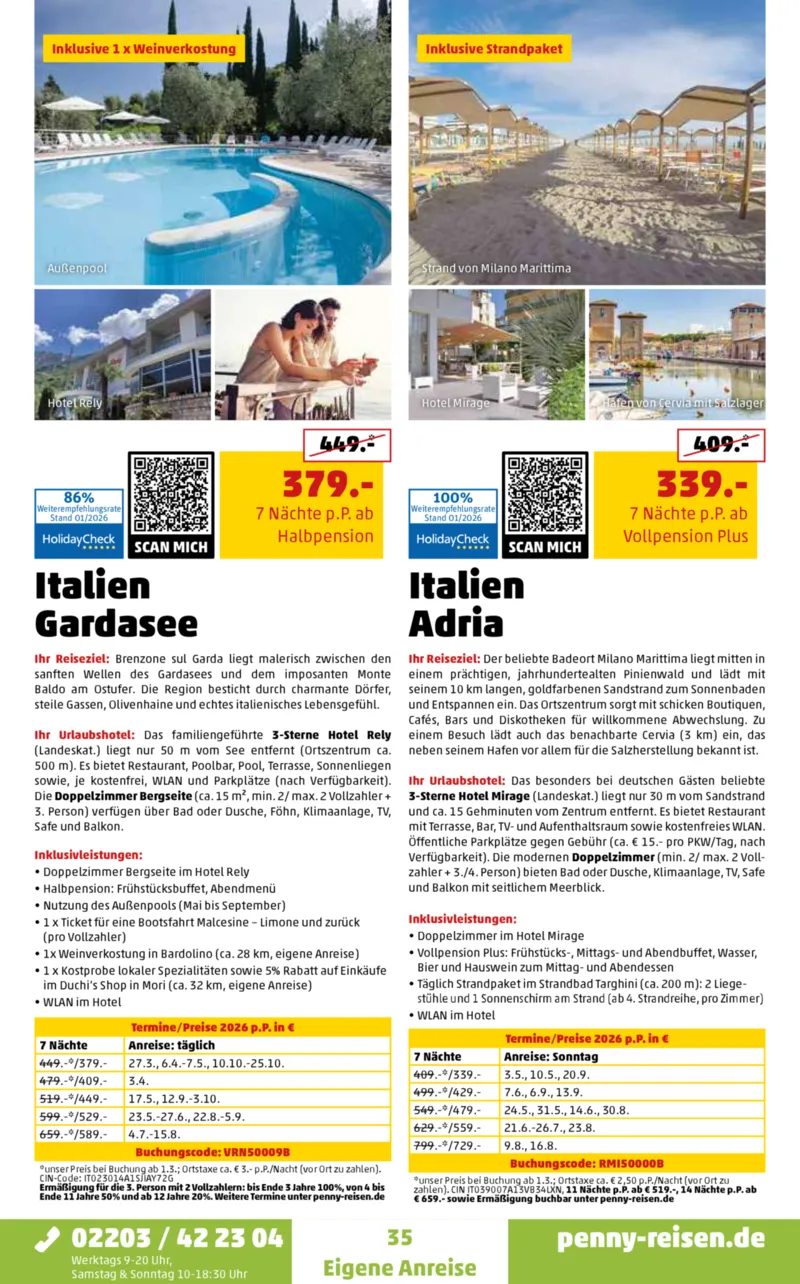 Penny-Reisen Prospekt vom 01.02.2026, Seite 35