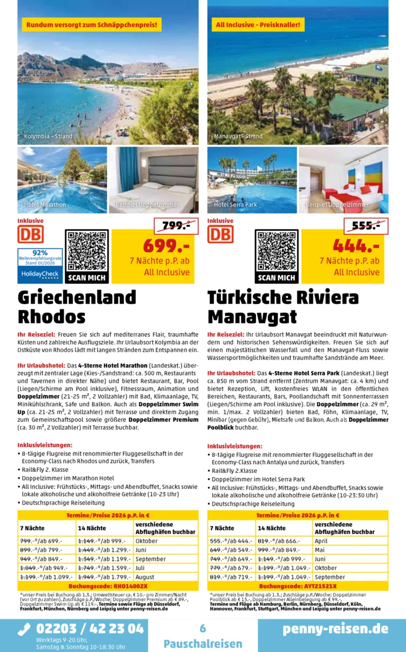 Penny-Reisen Prospekt vom 01.02.2026, Seite 6