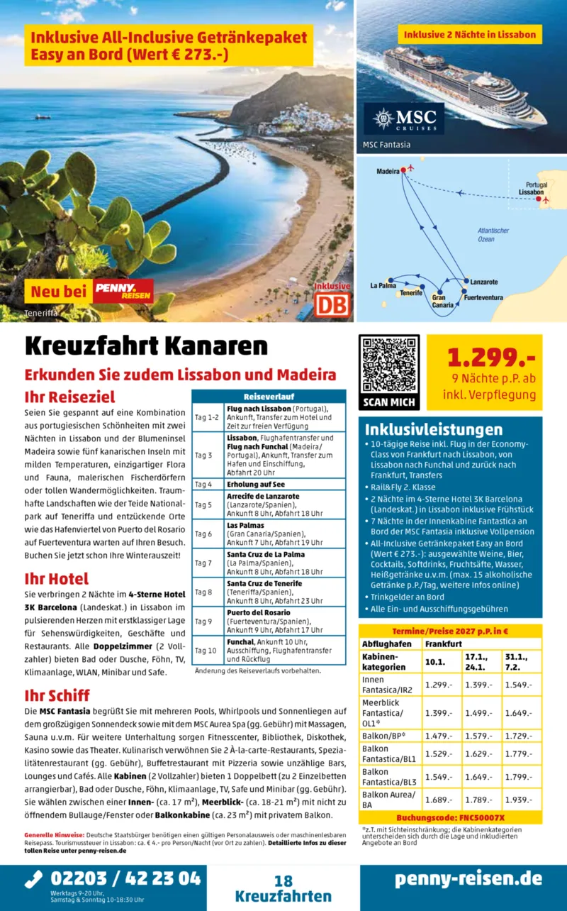 Penny-Reisen Prospekt vom 27.02.2026, Seite 18