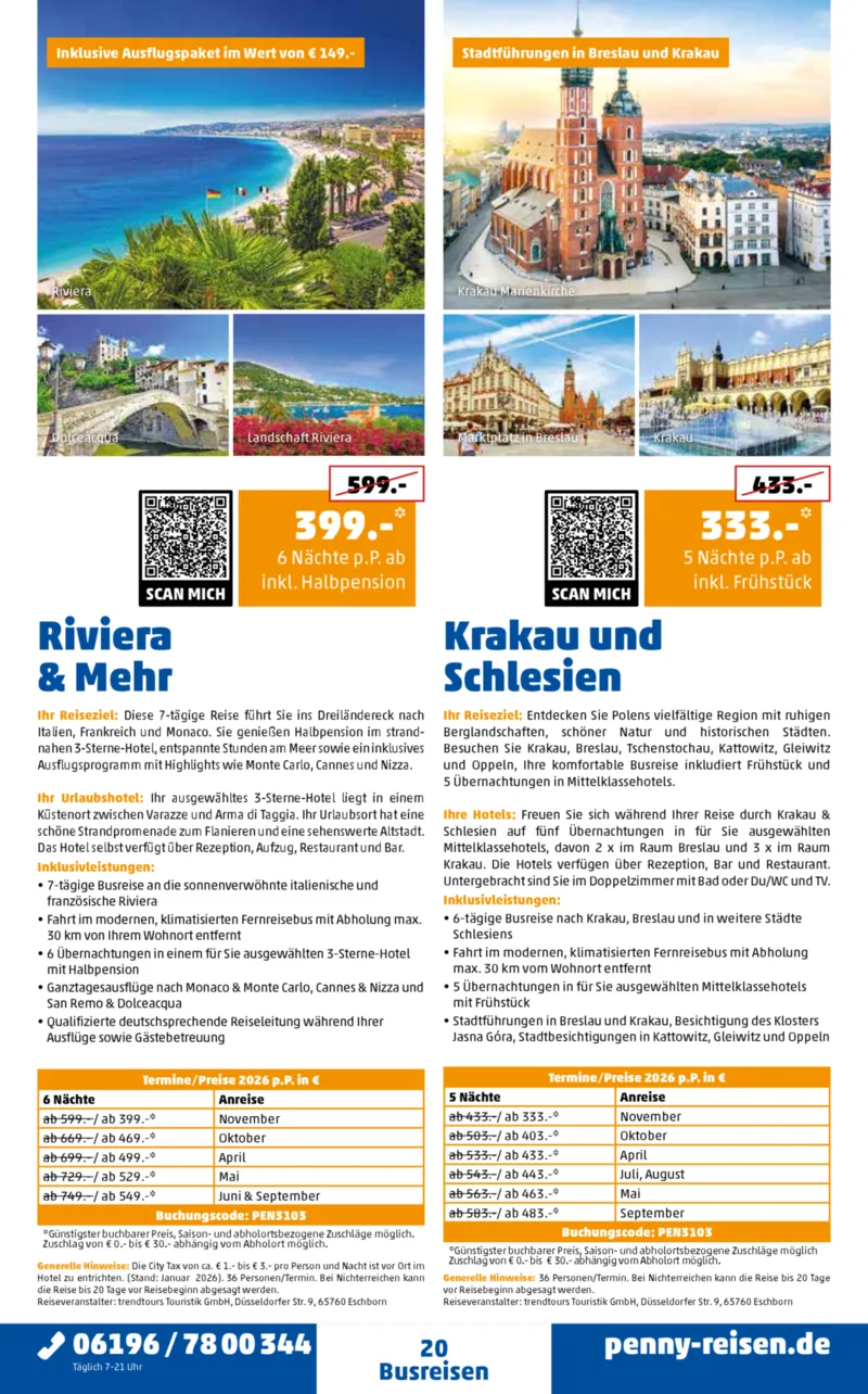 Penny-Reisen Prospekt vom 27.02.2026, Seite 20