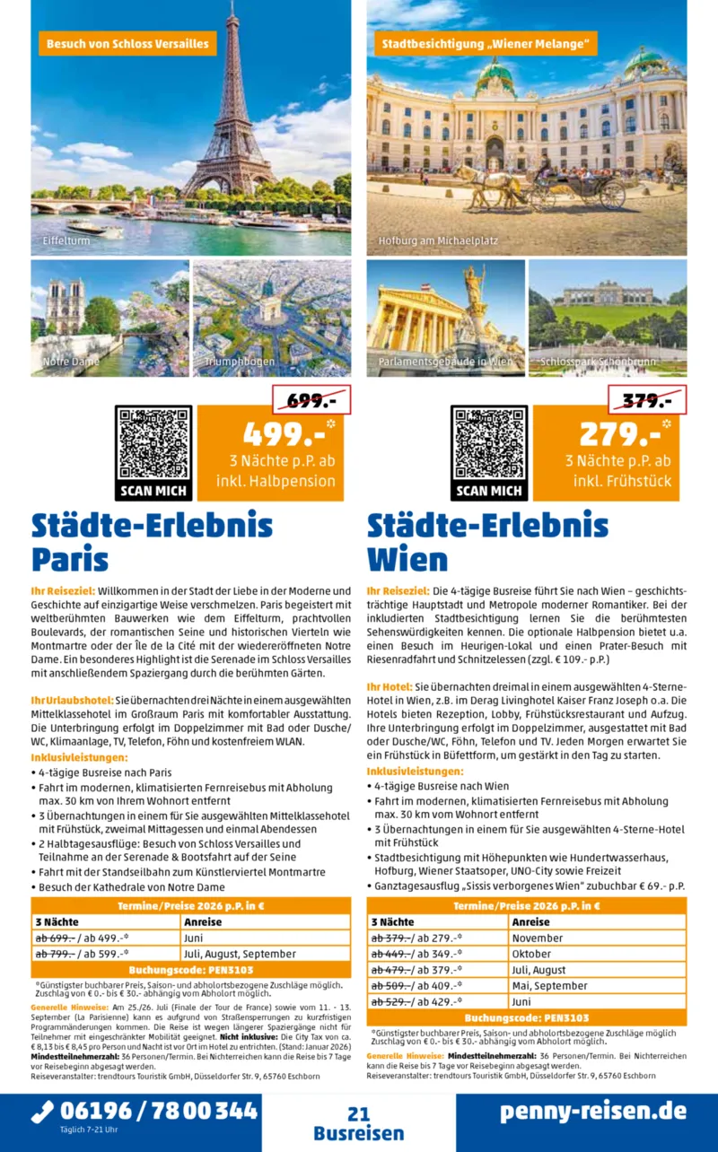 Penny-Reisen Prospekt vom 27.02.2026, Seite 21