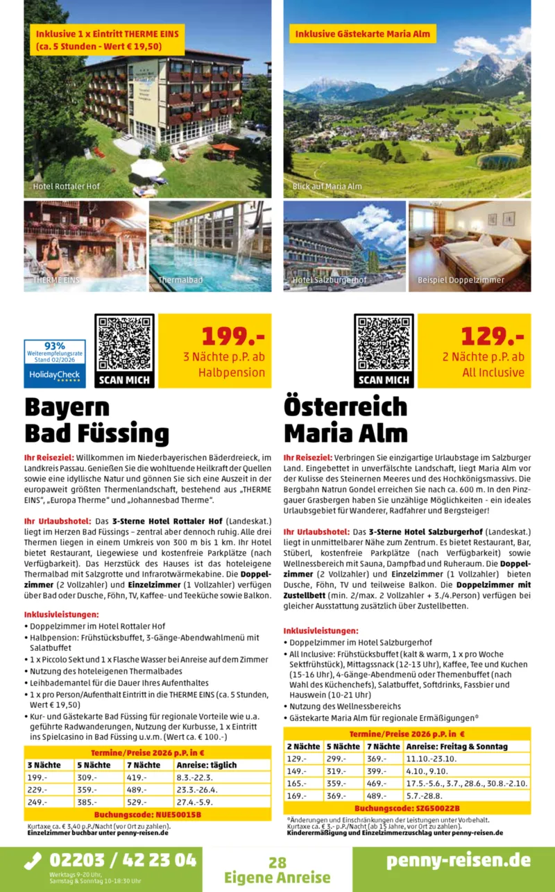 Penny-Reisen Prospekt vom 27.02.2026, Seite 28