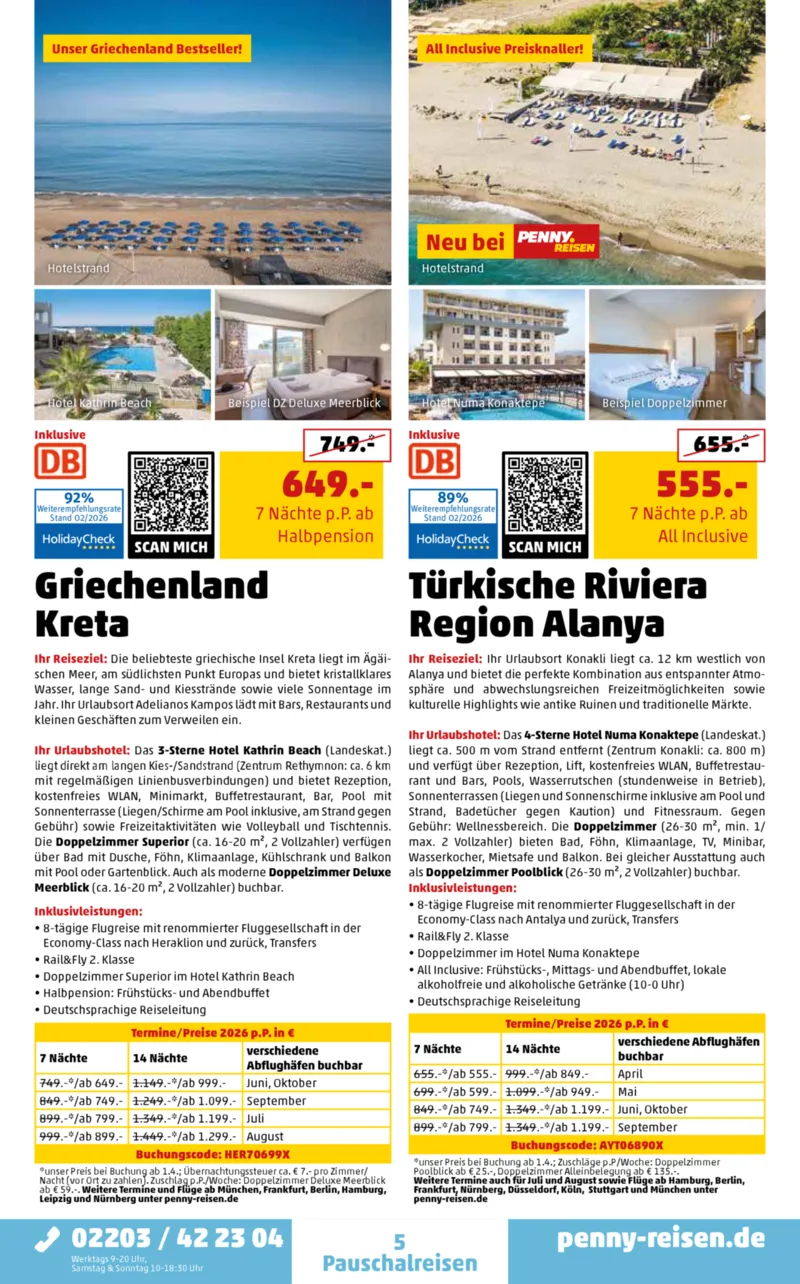 Penny-Reisen Prospekt vom 27.02.2026, Seite 5