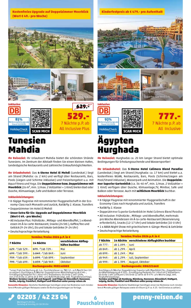 Penny-Reisen Prospekt vom 27.02.2026, Seite 6