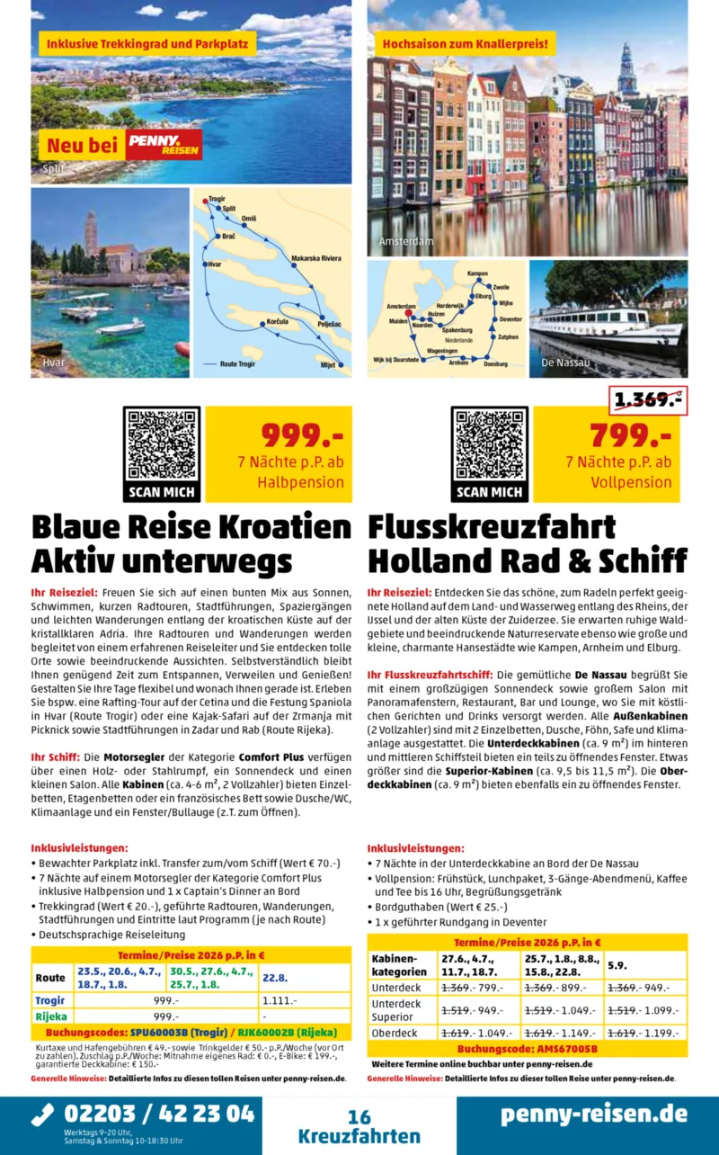 Penny-Reisen Prospekt vom 30.03.2026, Seite 16