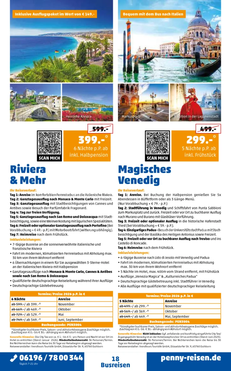 Penny-Reisen Prospekt vom 30.03.2026, Seite 18