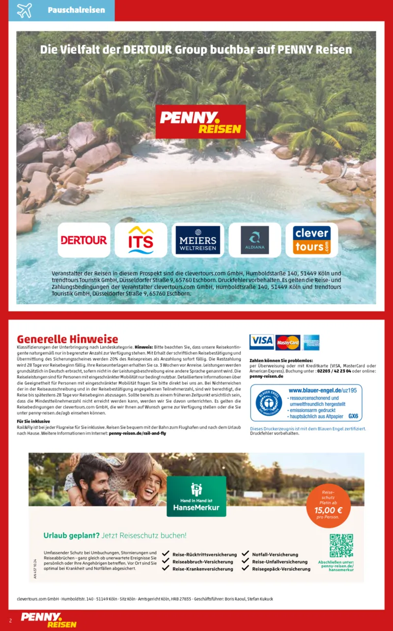 Penny-Reisen Prospekt vom 30.03.2026, Seite 2