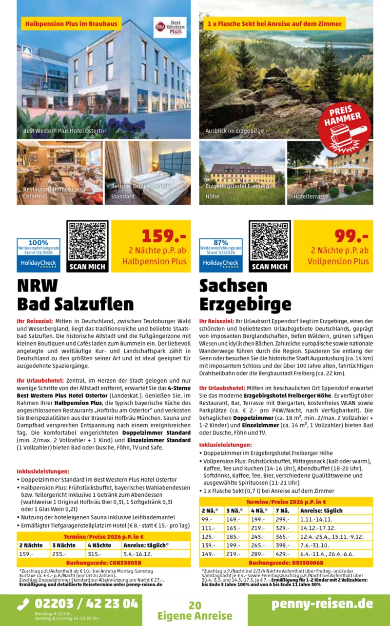Penny-Reisen Prospekt vom 30.03.2026, Seite 20