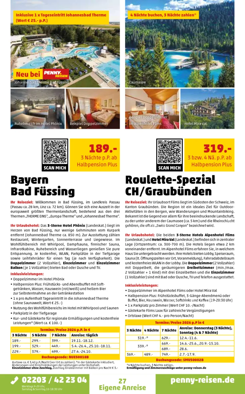 Penny-Reisen Prospekt vom 30.03.2026, Seite 27