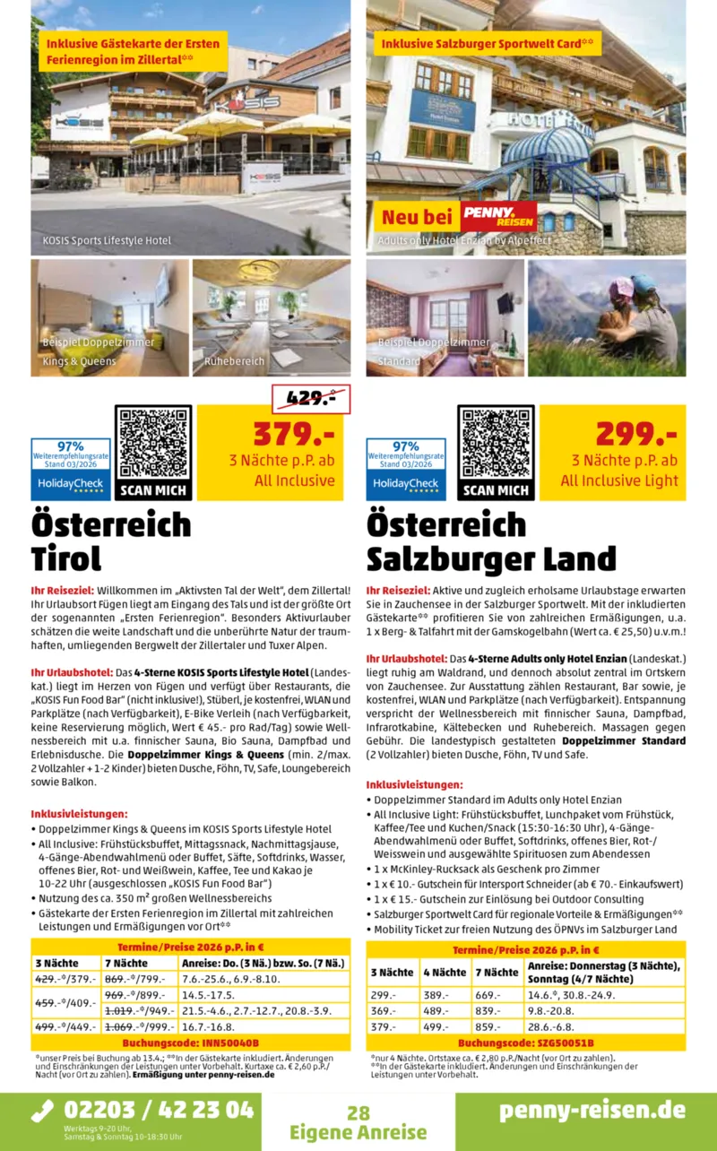 Penny-Reisen Prospekt vom 30.03.2026, Seite 28