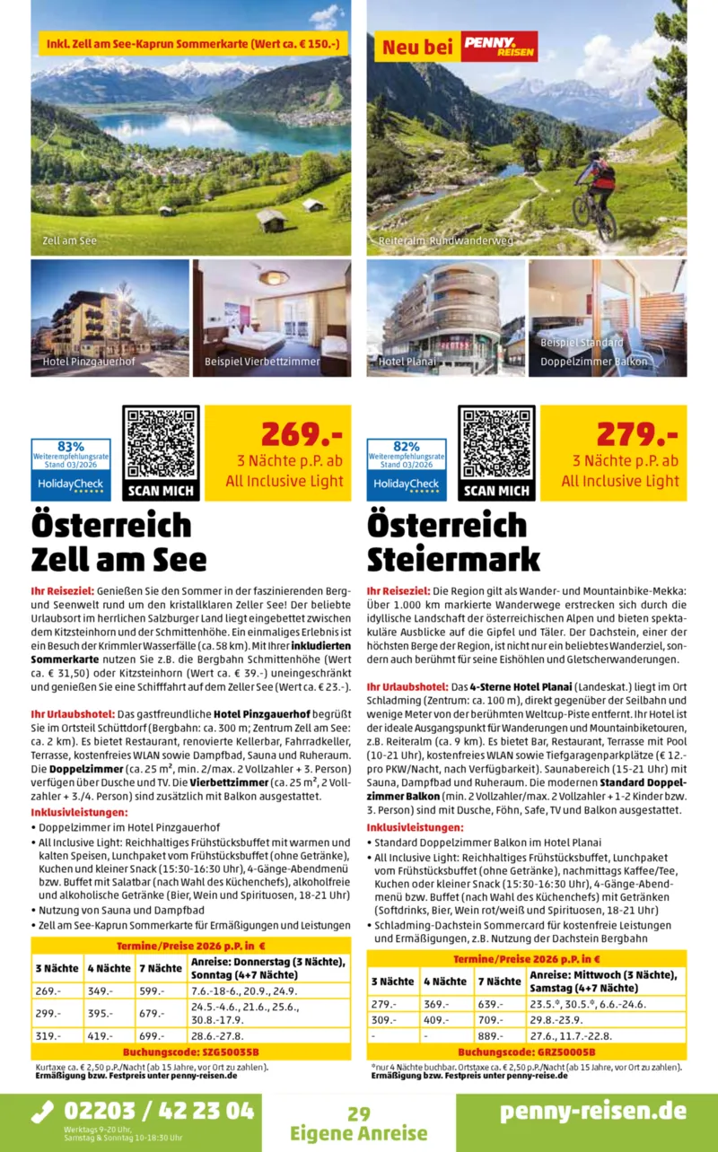 Penny-Reisen Prospekt vom 30.03.2026, Seite 29