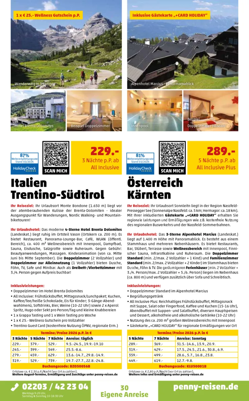 Penny-Reisen Prospekt vom 30.03.2026, Seite 30