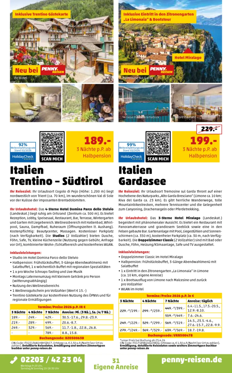 Penny-Reisen Prospekt vom 30.03.2026, Seite 31