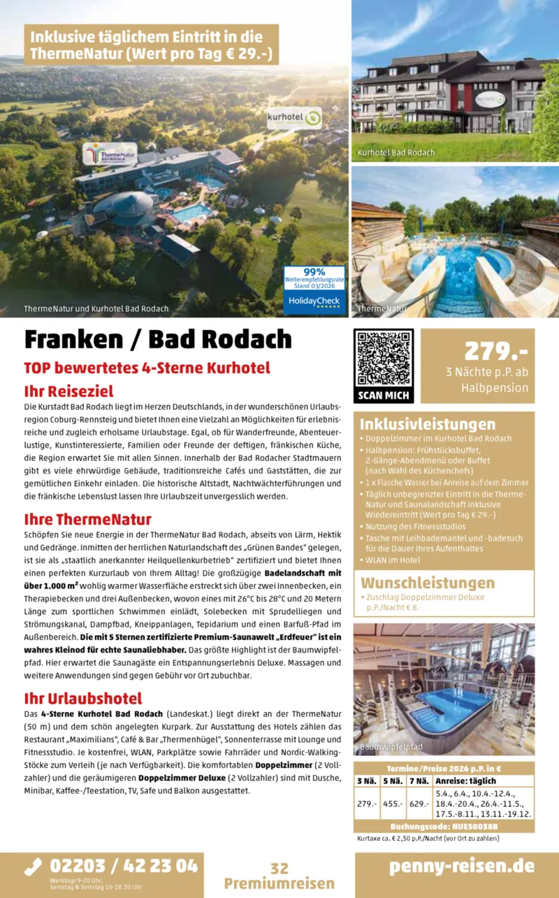 Penny-Reisen Prospekt vom 30.03.2026, Seite 32