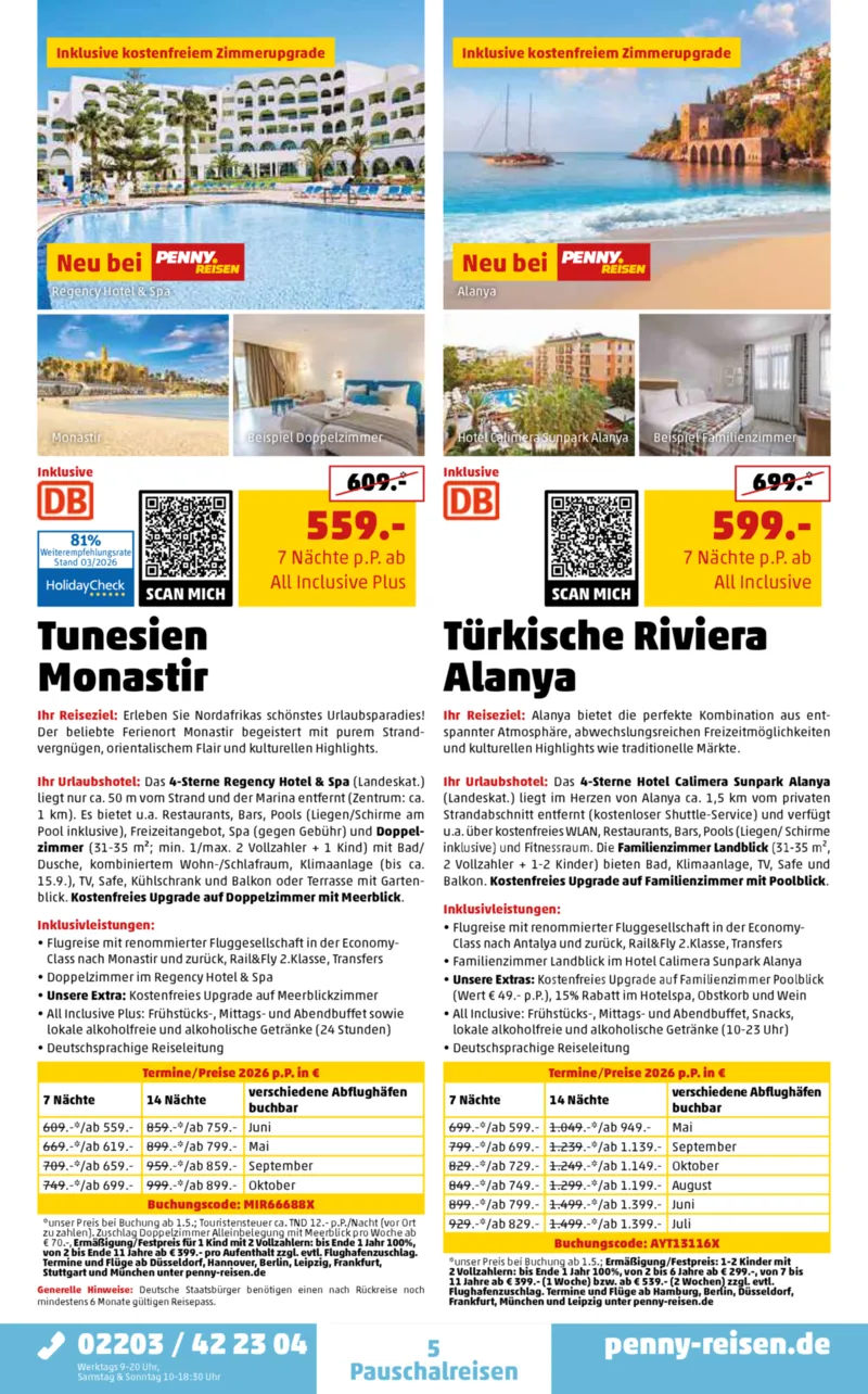 Penny-Reisen Prospekt vom 30.03.2026, Seite 5