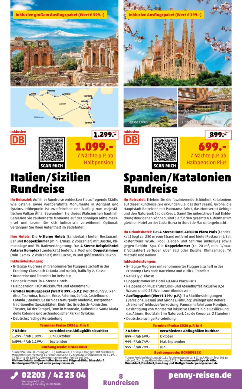Penny-Reisen Prospekt vom 30.03.2026, Seite 8