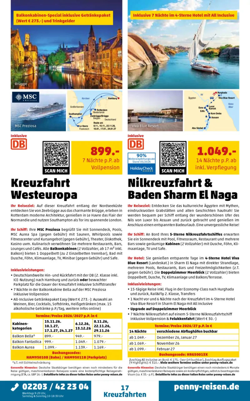 Penny-Reisen Prospekt vom 30.05.2026, Seite 17
