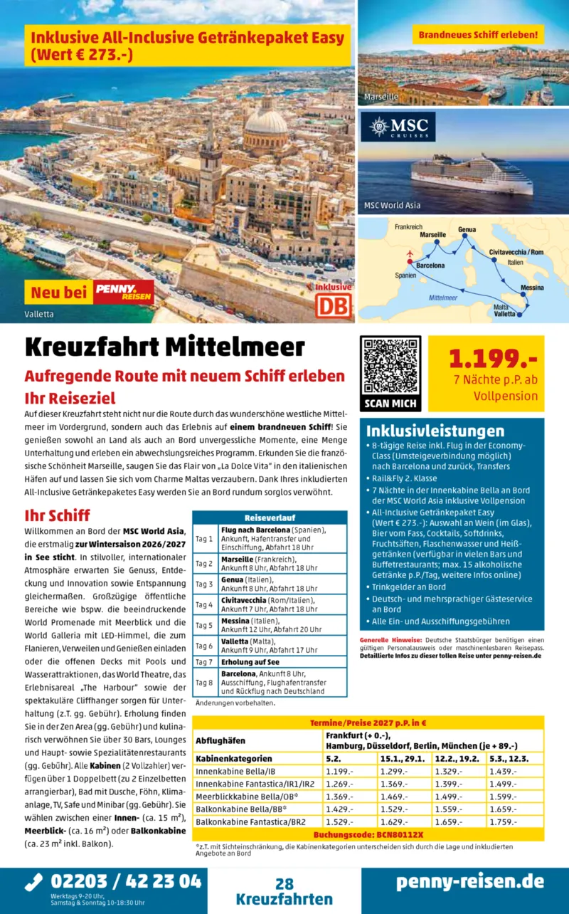 Penny-Reisen Prospekt vom 30.05.2026, Seite 28