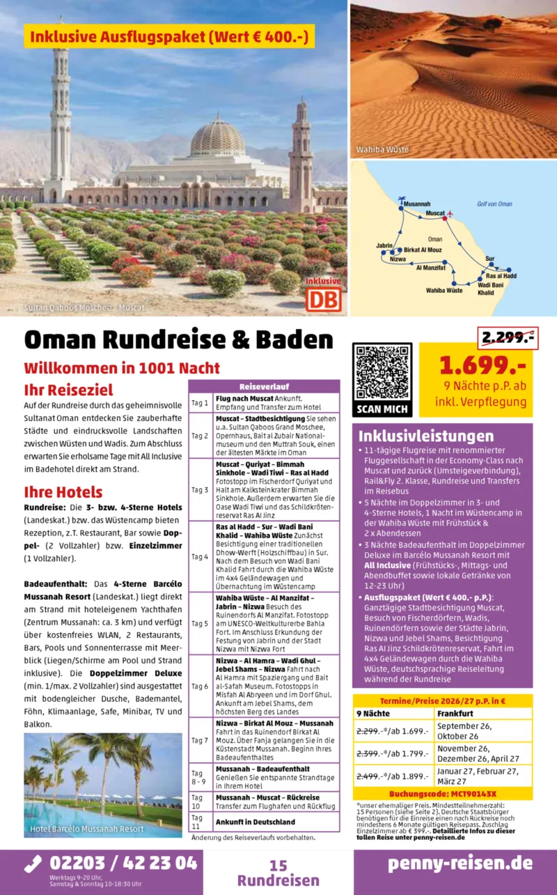 Penny-Reisen Prospekt vom 27.06.2026, Seite 15