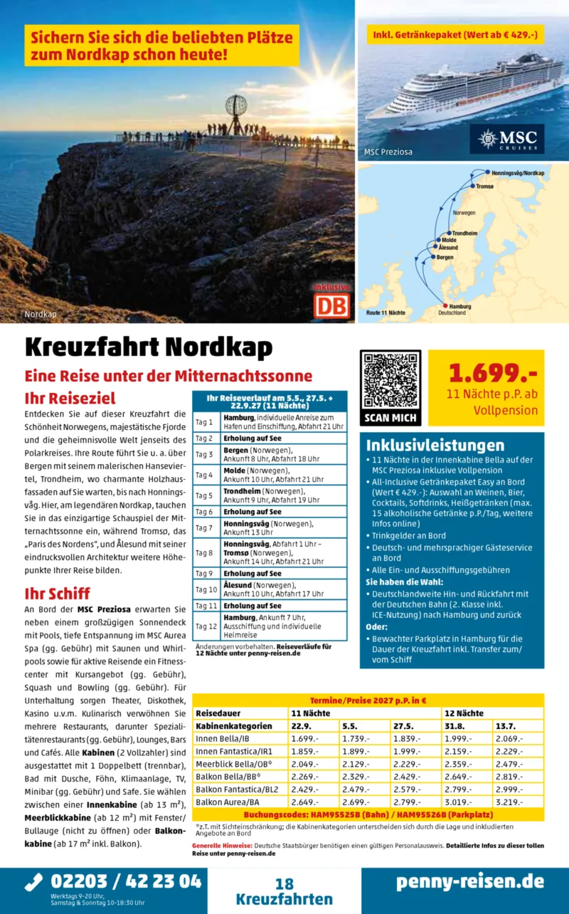 Penny-Reisen Prospekt vom 27.06.2026, Seite 18