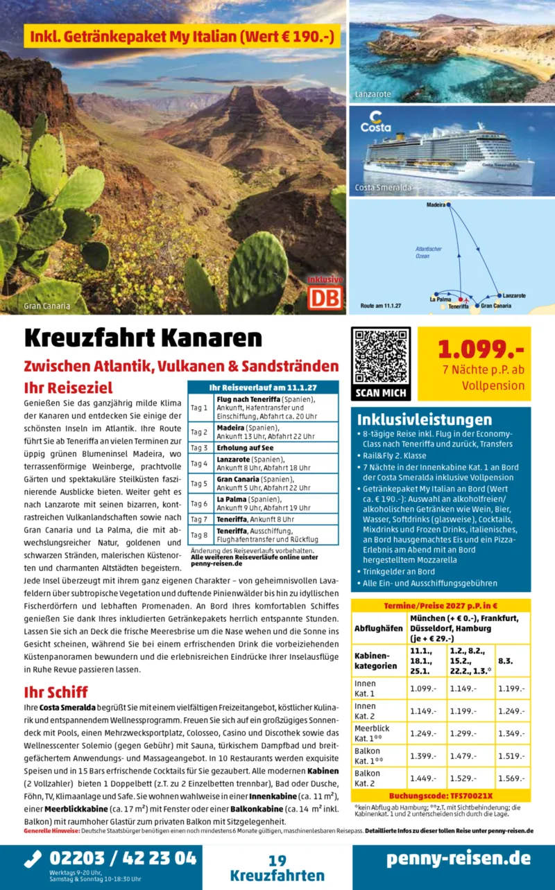 Penny-Reisen Prospekt vom 27.06.2026, Seite 19