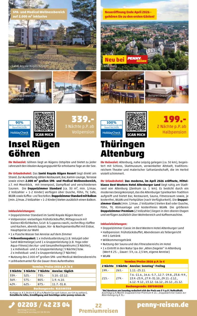 Penny-Reisen Prospekt vom 27.06.2026, Seite 22