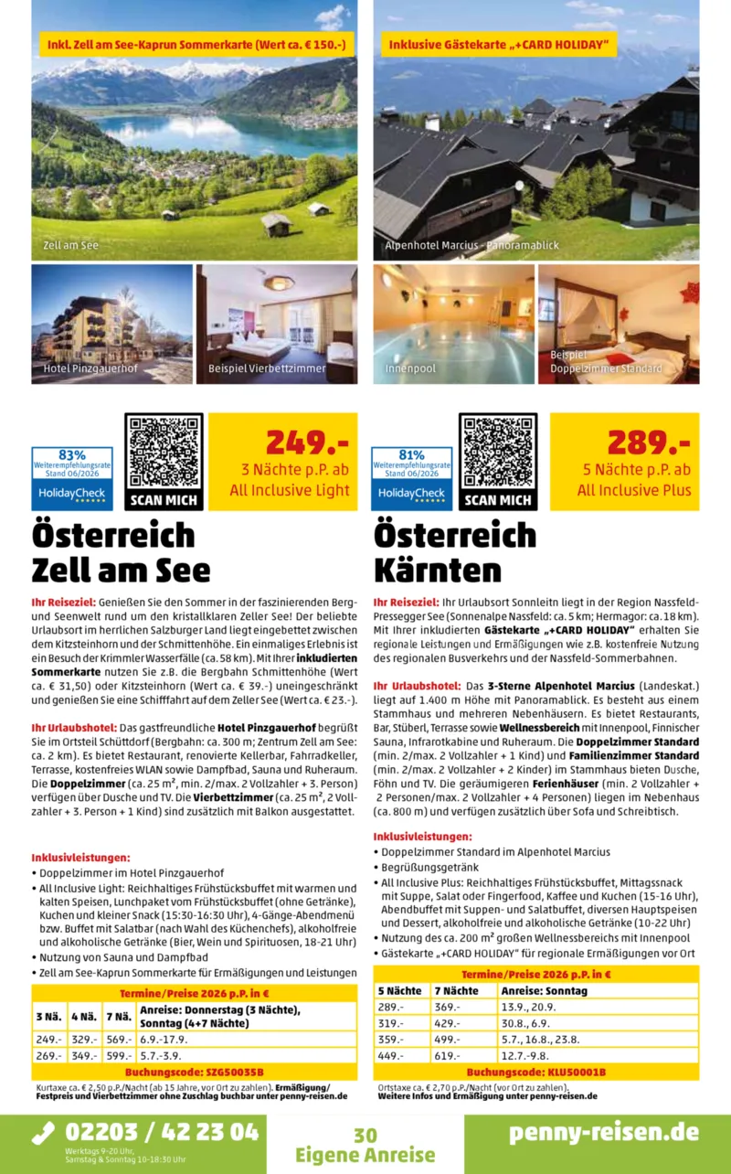 Penny-Reisen Prospekt vom 27.06.2026, Seite 30
