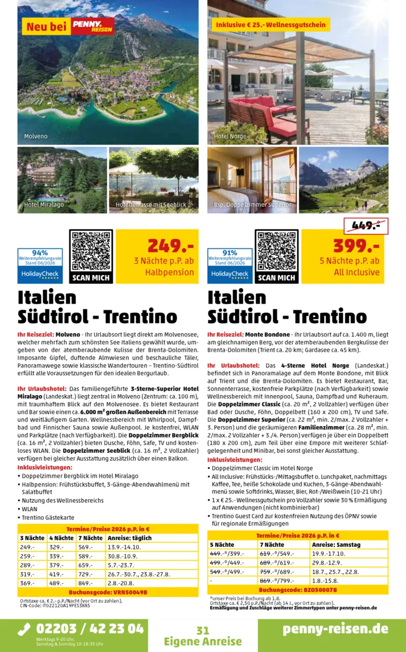 Penny-Reisen Prospekt vom 27.06.2026, Seite 31
