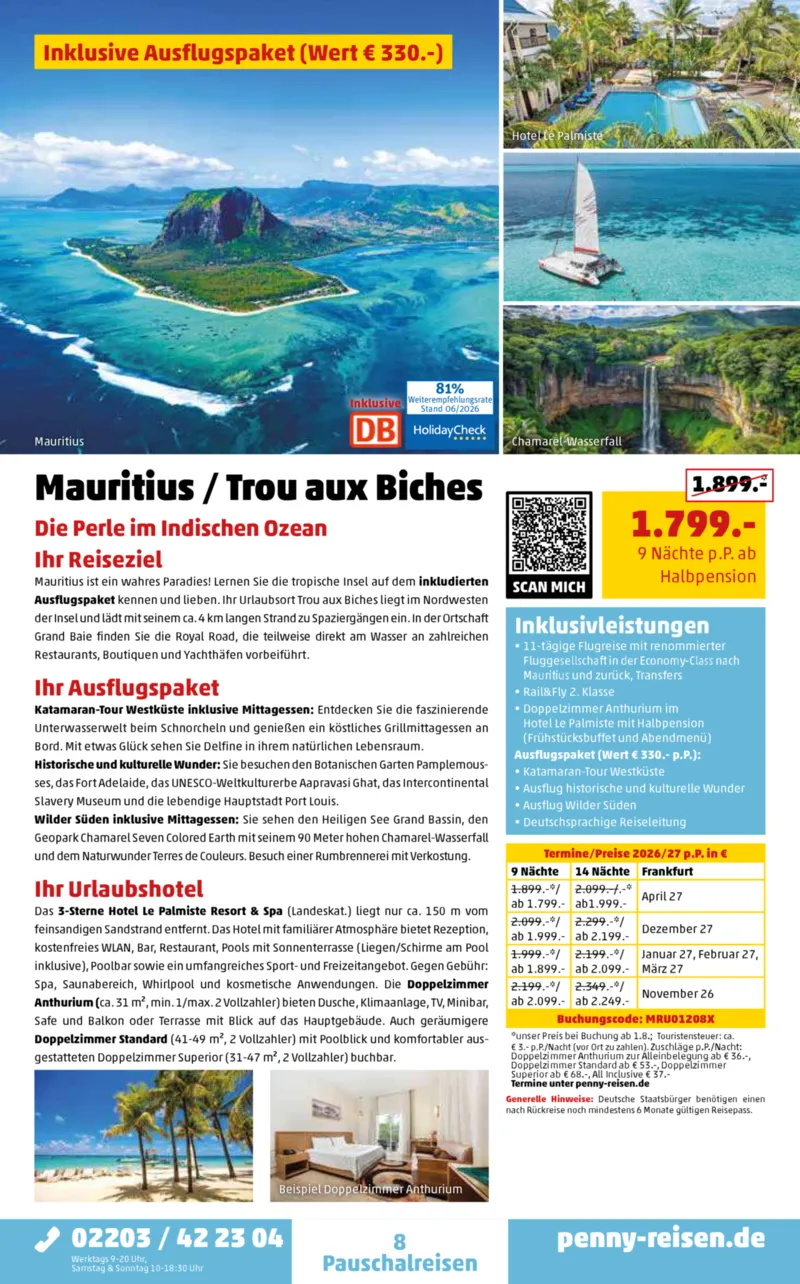 Penny-Reisen Prospekt vom 27.06.2026, Seite 8