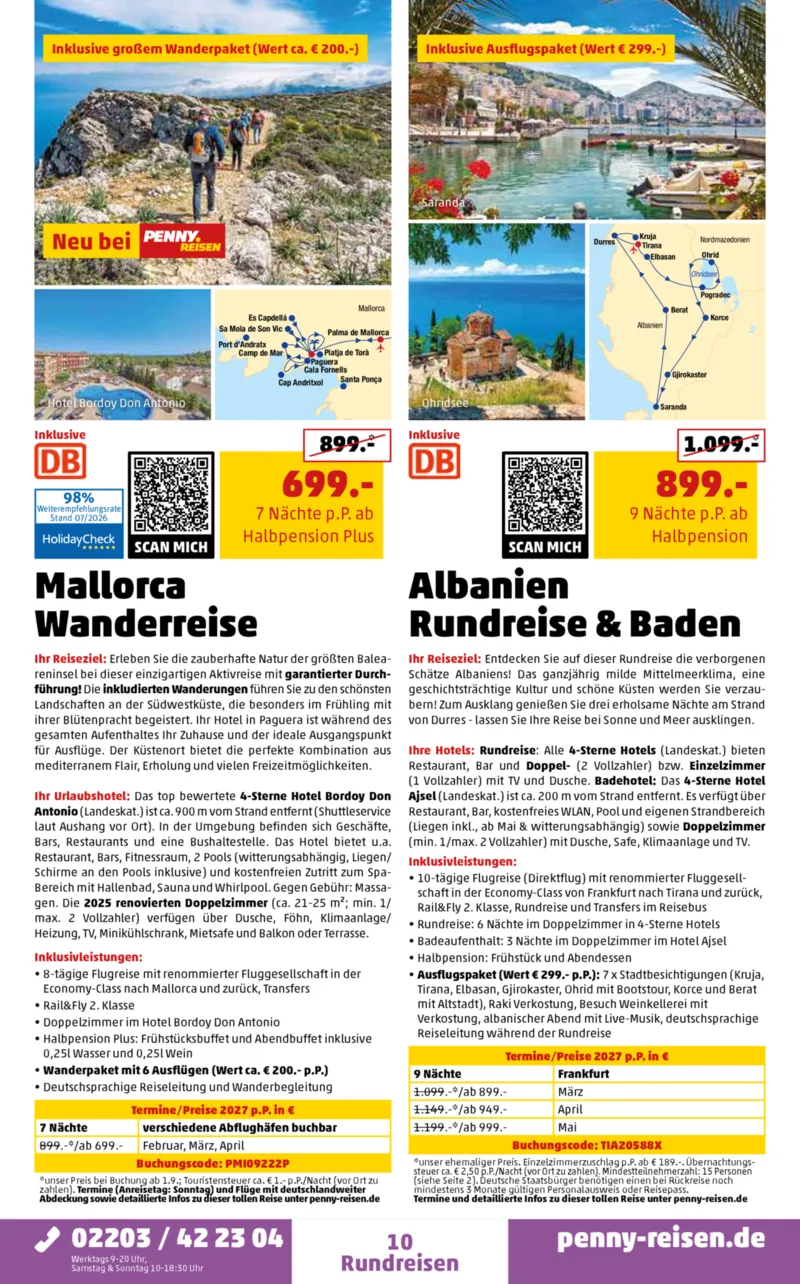 Penny-Reisen Prospekt vom 01.08.2026, Seite 10
