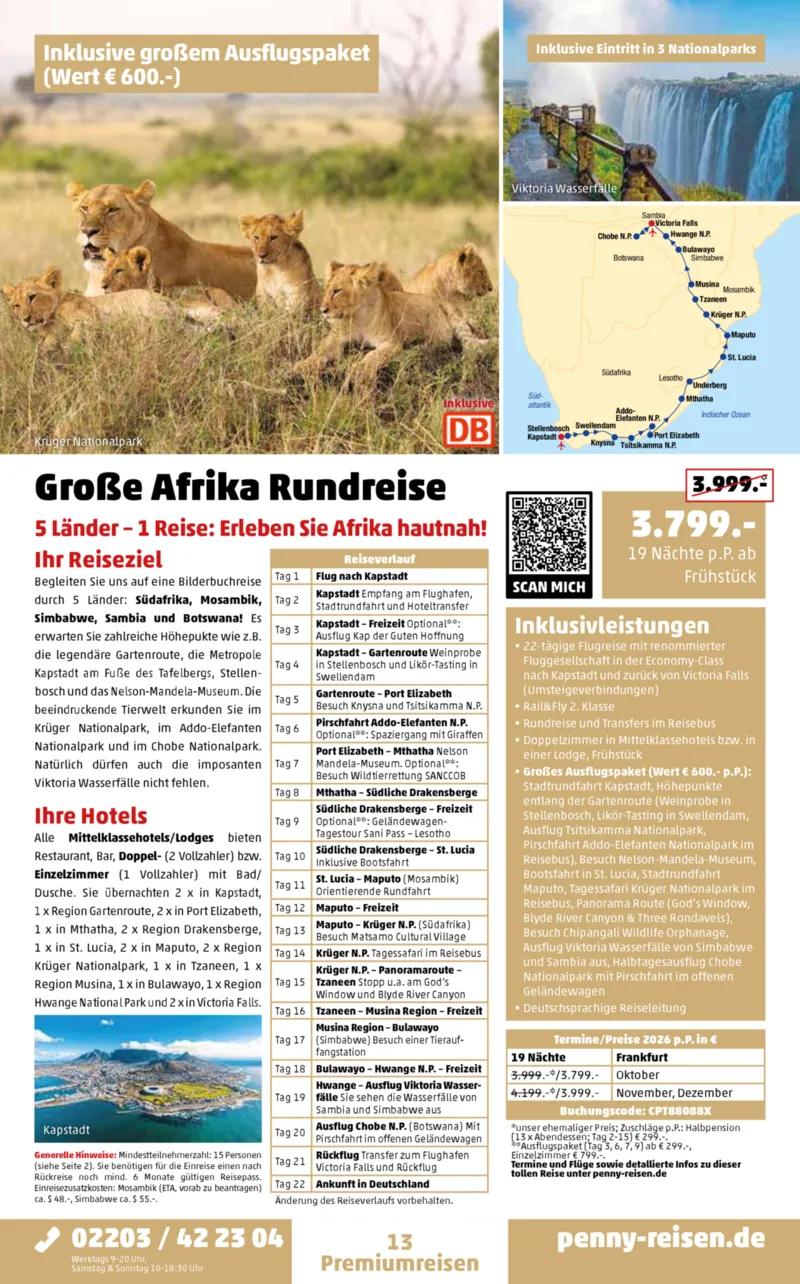 Penny-Reisen Prospekt vom 01.08.2026, Seite 13