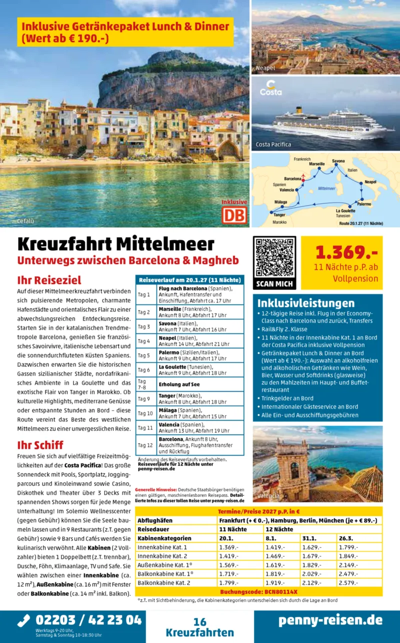 Penny-Reisen Prospekt vom 01.08.2026, Seite 16