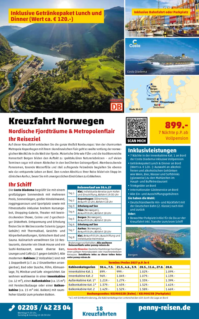 Penny-Reisen Prospekt vom 01.08.2026, Seite 18